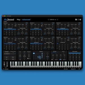 AV Vibes「AV Dexed」DX7スタイルのFMシンセが使いやすく進化！新しい操作画面とリバーブ・ディレイ・コーラスを搭載したソフトウェア音源｜DTMプラグインセール