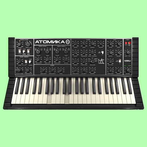 Cherry Audio「Atomika」ソ連製アナログシンセ「Polivoks」を再現！荒々しいフィルターサウンドと最大16ボイスのポリフォニーを備えたシンセ音源｜DTMプラグインセール
