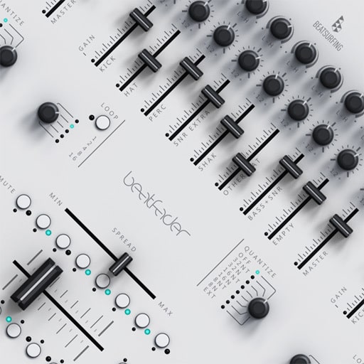 BEATSURFING「Beatfader」フェーダー1本で最大28ノートを演奏！MIDIコントローラーを使ったビートメイクとライブパフォーマンスに対応するドラム音源｜DTMプラグインセール