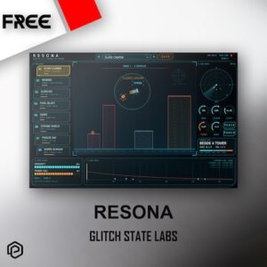 Glitch State Labs「RESONA」3D都市を飛び回りながら残響を操作！16種類の初期反射音と8種類のグリッチエフェクトで空間を演奏するリバーブ｜DTMプラグインセール