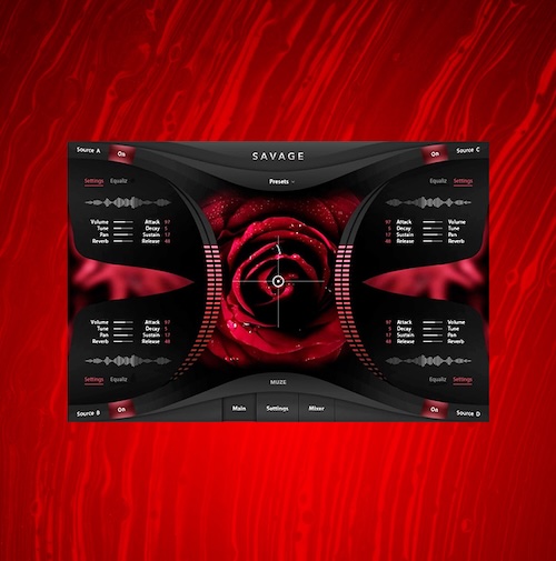 Muze「Savage」432種類のシンセ＆ベースプリセットを収録！EDM・ハウス制作に対応するレイヤリング機能と14種類のエフェクトを搭載したKontakt音源｜DTMプラグインセール