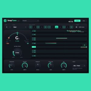NicoFerni「SnapTune」自然な音程補正からロボットボイスまで対応！リアルタイム処理とMIDIによる音程指定ができるボーカル用ピッチ補正プラグイン｜DTMプラグインセール
