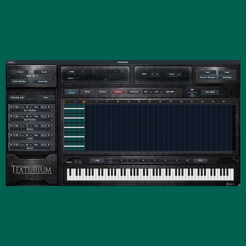 Textursphere「Texturium」複数の楽器を1台のキーボードで演奏！MIDIレイヤーの切り替えやオーケストラアレンジの生成に対応する無料プラグイン｜DTMプラグインセール
