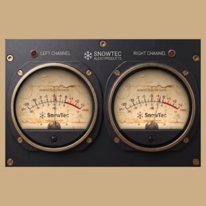 SnowTec「ST-100 VU」左右の音量をアナログ針で確認！300msの応答特性とクリッピング警告を備えた無料VUメータープラグイン｜DTMプラグインセール