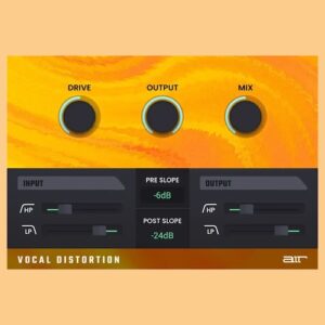 AIR Music Technology「AIR Vocal Distortion」温かみのあるサチュレーションから激しい歪みまで！ボーカルの質感を自在に変えるエフェクトプラグイン｜DTMプラグインセール