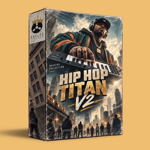Analog Legends「Hip-Hop Titan MASSIVE WAV Bundle v2」49.2GBの大容量！ブーンバップからトラップまで対応するヒップホップ制作向けサンプルバンドル｜DTMプラグインセール
