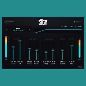 LIMINAL LOUD「STGR」EQ・音量・ステレオ幅をまとめて調整！ミックスの音作りとレベル管理を効率化する無料チャンネルストリップ｜DTMプラグインセール