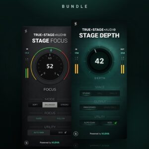True Stage Audio「Stage Depth + Stage Focus Bundle」音の奥行きと明瞭さを自在に調整！立体的なミックス空間を作る2種類のエフェクトバンドル｜DTMプラグインセール