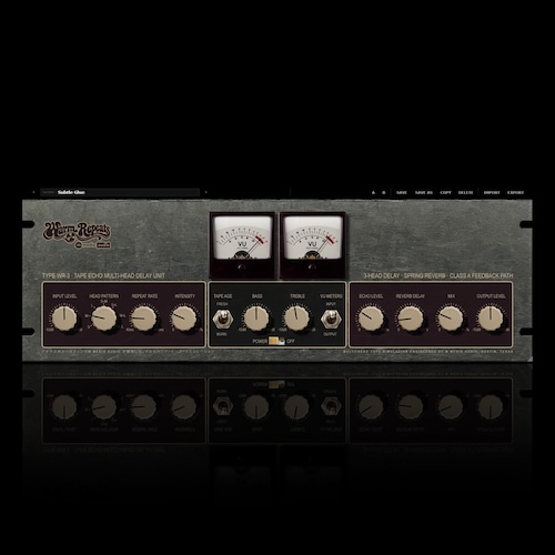 M Media Audio「Warm Repeats」3つのテープヘッドとスプリングリバーブで、温かみのある反復音やヴィンテージエコーを作れる無料ディレイプラグイン｜DTMプラグインセール