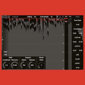 ZL-Audio「ZL Limiter」音のピークを抑えて音量を整える！ミックスやマスタリングの音量管理に活用できるリミッタープラグイン｜DTMプラグインセール