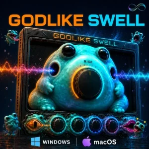 GODLIKE LOOPS「GODLIKE SWELL v1.0」ピアノやギターを壮大なシネマティックパッドに変換！幻想的な空間サウンドを作れるエフェクトプラグイン｜DTMプラグインセール
