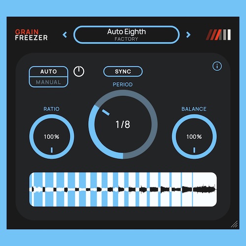 Amazing Noises「Grain Freezer」音の一瞬をフリーズして幻想的なテクスチャに変化！アンビエントやサウンドデザインに活用できる無料グラニュラーエフェクト｜DTMプラグインセール