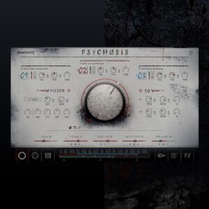 Heavyocity「Psychosis」恐怖を演出する324種類の衝撃音と不気味なテクスチャを収録！ホラー映画・ゲーム音楽向けKontakt音源｜DTMプラグインセール