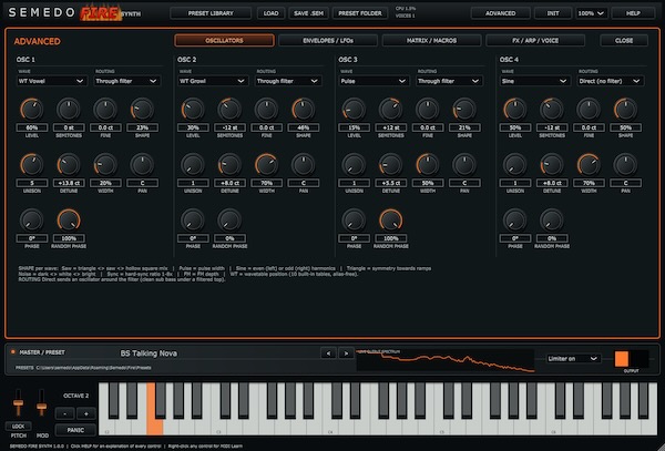 semedo「FIRE synth」538種類のプリセットを収録!EDM・ハウス・ヒップホップ制作に対応する無料シンセサイザー|DTMプラグインセール