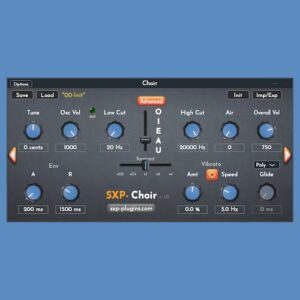 SXP「Choir」5種類の母音を自在に変化させる無料ボイスシンセサイザー！自然な合唱から幻想的な声のサウンドまで制作できる8ボイス音源プラグイン｜DTMプラグインセール