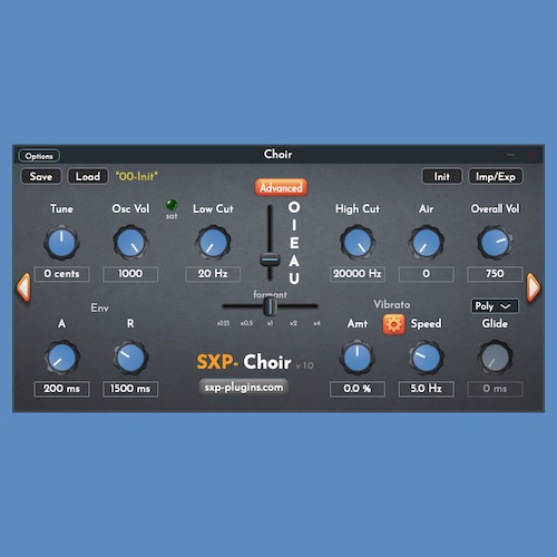SXP「Choir」5種類の母音を自在に変化させる無料ボイスシンセサイザー！自然な合唱から幻想的な声のサウンドまで制作できる8ボイス音源プラグイン｜DTMプラグインセール