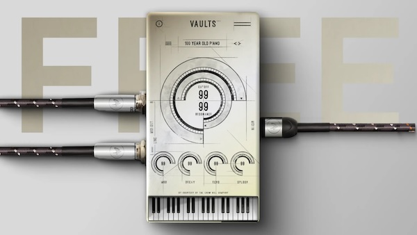 The Crow Hill Company「Vaults,100 Year Old Piano」約100年前のピアノを修復前の状態で収録！音程のズレや経年変化による哀愁を表現するピアノ音源｜DTMプラグインセール