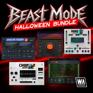 W. A. Production「Beast Mode Halloween Bundle」グラニュラー・ループ加工・ディストーションなど5種類のエフェクトをまとめて収録！｜DTMプラグインセール