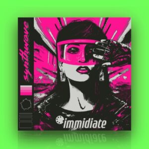Glitchedtones「Immidiate Synthwave」80年代風シンセウェーブを制作！24種類のキットと72種類のMIDI・96種類のWAVループを収録｜DTMプラグインセール