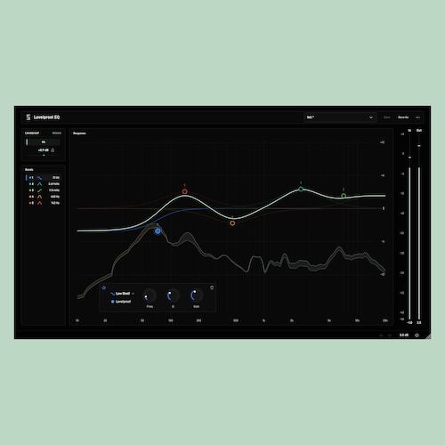 Stemwire「Levelproof EQ」LUFS測定でEQ調整前後の音量差を自動補正！音量変化に惑わされず音質を判断できる無料イコライザー｜DTMプラグインセール