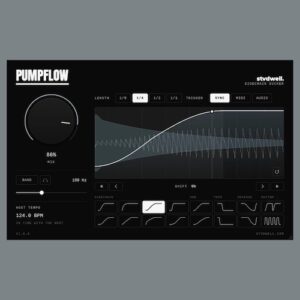 stvdwell「PumpFlow」16種類のカーブでキックに合わせたダッキングを実現！サイドチェイン設定なしでベースやパッドの音量を調整できる無料プラグイン｜DTMプラグインセール