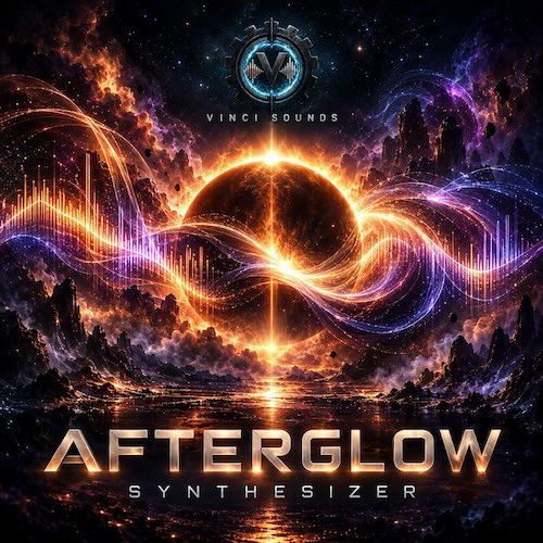Vinci Sounds「Afterglow」重厚なBRAAMや金属的なインパクト、ライザー、ドローンを自在に作り出すシネマティック・シンセサイザー｜DTMプラグインセール