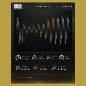 Afugazi「RECOIL」キックの波形に反応してベースやシンセの音量を自動調整できる無料サイドチェインプラグイン｜DTMプラグインセール