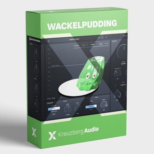 Kreuzberg Audio「WACKELPUDDING」バネと重りの物理シミュレーションで揺れるワブルフィルター！ベースやドラムに独特の動きを加える無料エフェクト｜DTMプラグインセール
