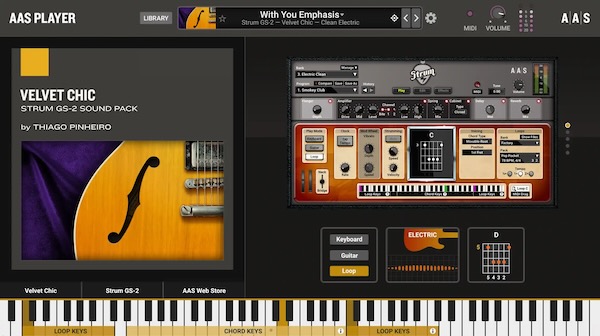 Applied Acoustics Systems「AAS Player」シンセ本体がなくてもサウンドパックを演奏できる！650種類以上の無料サウンドを備えた音源プレイヤー｜DTMプラグインセール