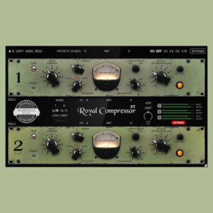 UnitedPlugins「Royal Compressor XT」2基のVari-Muコンプで左右・M/S・高低域を個別に調整できるヴィンテージ系コンプレッサー｜DTMプラグインセール