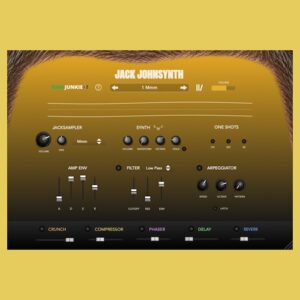 DAWJunkie「Jack Johnsynth」穏やかなボーカルとシンセサウンドを融合！アンビエントやチル系の楽曲制作に活躍する無料ハイブリッドシンセサイザー｜DTMプラグインセール