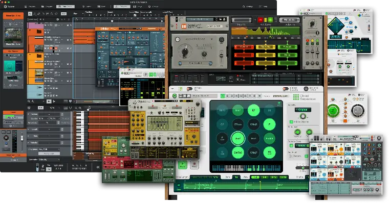 Reason Studios「Reason 14 Complete」全93種類のデバイスと5万以上の音楽素材を収録！DAW・シンセ・エフェクトを網羅した音楽制作コンプリートバンドル｜DTMプラグインセール