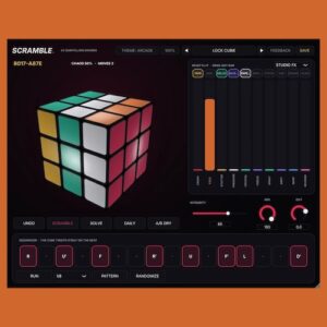 Jordon Lumley「SCRAMBLE Free」ルービックキューブを回す感覚で音を加工！テープ・ディレイ・リバーブ・ピッチなどを組み合わせる無料エフェクトプラグイン｜DTMプラグインセール