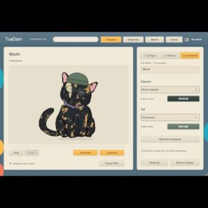 Yuay Sound Records「TuaDam Visual FX 1.0」音楽に反応して猫がダンス！EQや周波数バランスの変化をアニメーションで楽しめる無料オーディオビジュアライザー｜DTMプラグインセール