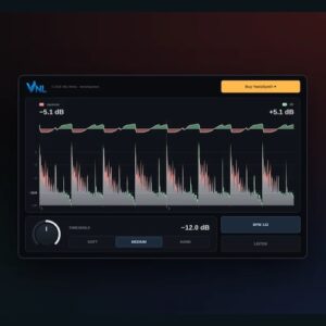 VNL Works「YeetzSqueeze」1つのノブと3種類の圧縮モードで音をまとめる！自動音量補正を搭載した無料グルーコンプレッサー｜DTMプラグインセール