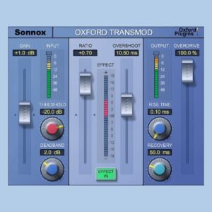 Sonnox「Oxford TransMod」ドラムのパンチを強調・抑制！音色を大きく変えずアタックを細かく整えるトランジェントシェイパー｜DTMプラグインセール