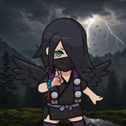 A silent shadow fades into the sky